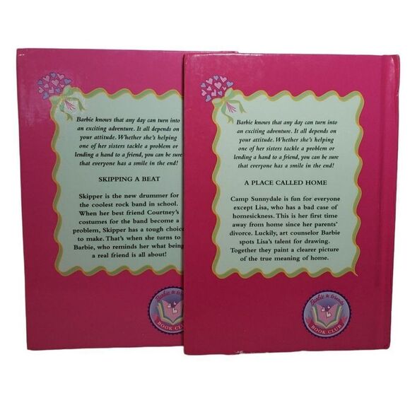 Barbie Vintage Books! A Place Called Home & Skipping a Beat Grolier Books - Picture 2 of 7